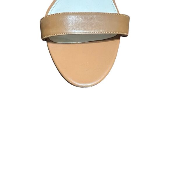 Cole Haan tan leather wedge sandal sz 9.5 - Picture 4 of 7